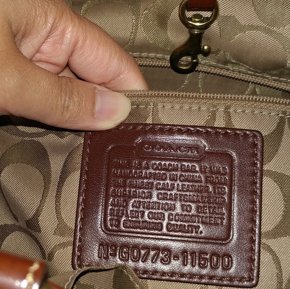 EUC COACH Laced Patent Gallery Tote - Picture 8 of 8